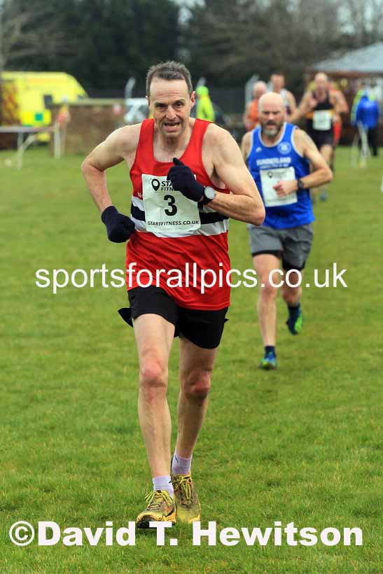 Mens 35 to 64 2023 NEMAA Cross Country, Croft Circuit, North Yorkshire. Photo: David T. Hewitson/Sports for All Pics